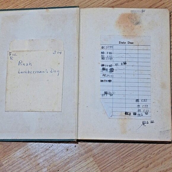 Lumberman's Dog Hardcover William Marshall Rush First Edition - Picture 9 of 13